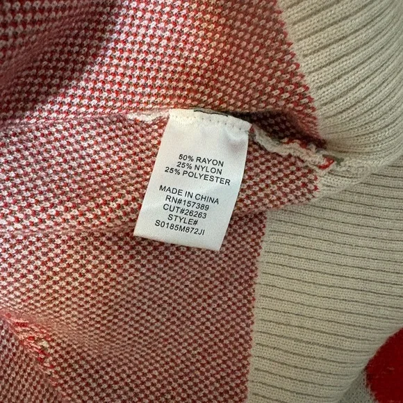 Cardigan Sweater strawberries women’s large originality long sleeve boxy - Picture 6 of 6